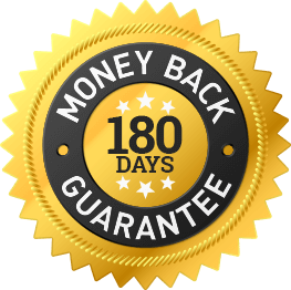 180 day money back guarantee